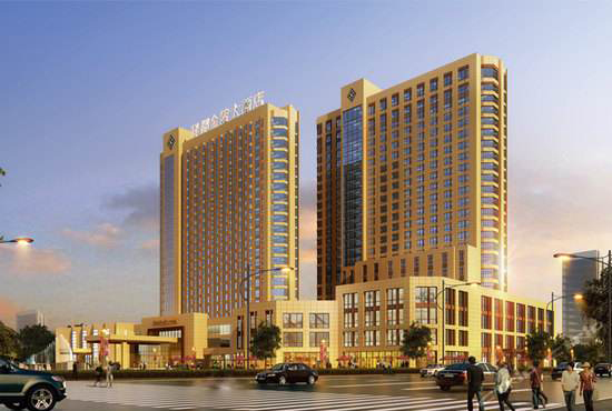 盐城驿都金陵大酒店循环式热水器安装案例