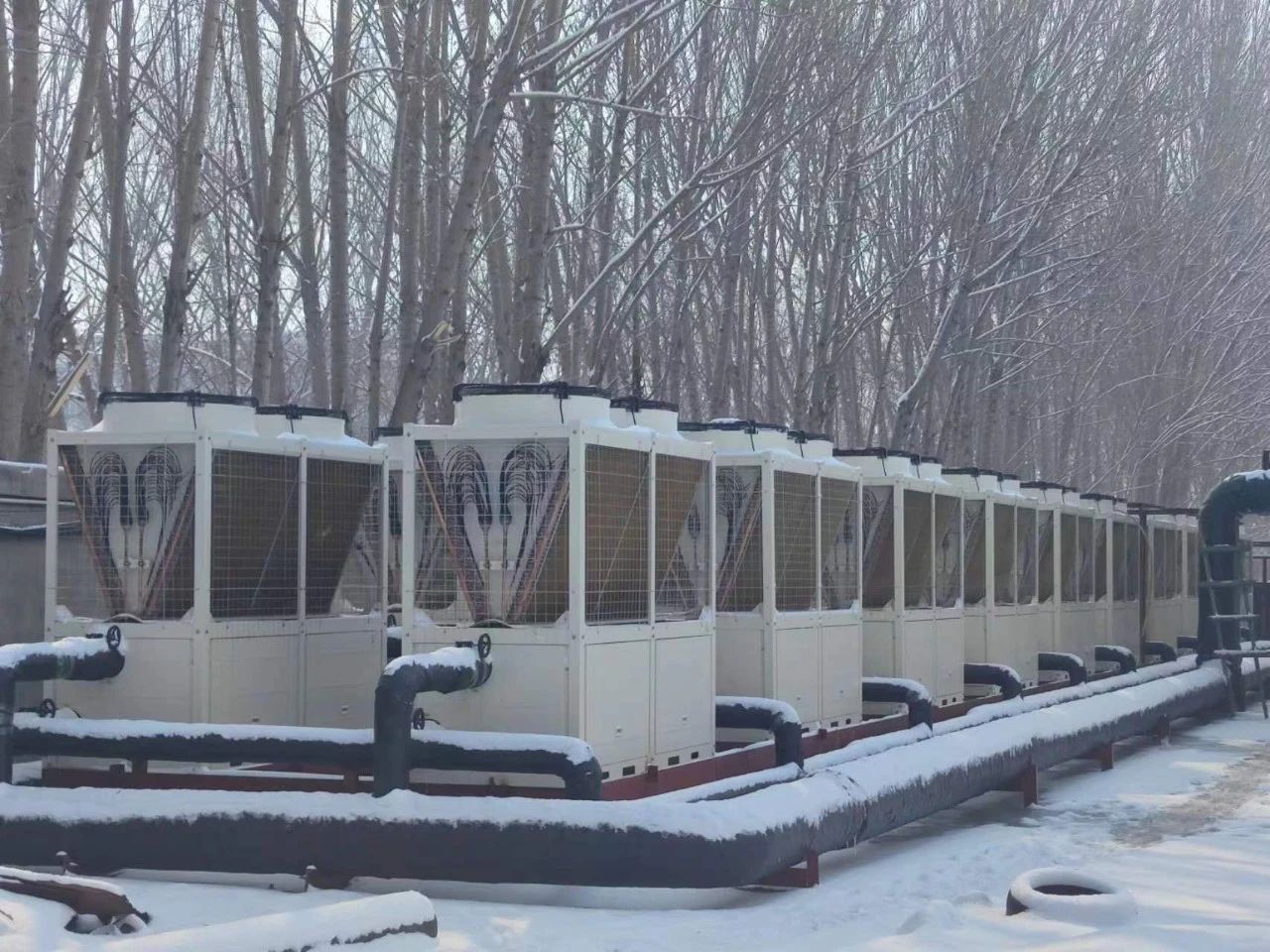 精品案例丨milan米兰空气能服务河北唐山某小区100000㎡集中供暖项目 ！