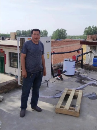 milan米兰两联供机组安装进行时